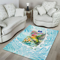 Saipan CMNI Area Rug Polynesian Northern Mariana Islands Fruit Dove Watercolor TS04 - Polynesian Pride