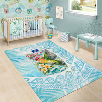 Saipan CMNI Area Rug Polynesian Northern Mariana Islands Fruit Dove Watercolor TS04 - Polynesian Pride