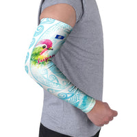 Saipan CMNI Arm Sleeves Polynesian Northern Mariana Islands Fruit Dove Watercolor TS04 - Polynesian Pride
