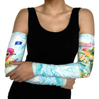 Saipan CMNI Arm Sleeves Polynesian Northern Mariana Islands Fruit Dove Watercolor TS04 - Polynesian Pride