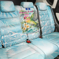 Saipan CMNI Back Car Seat Cover Polynesian Northern Mariana Islands Fruit Dove Watercolor TS04 - Polynesian Pride