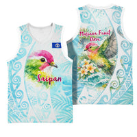 Saipan CMNI Basketball Jersey Polynesian Northern Mariana Islands Fruit Dove Watercolor TS04 - Polynesian Pride