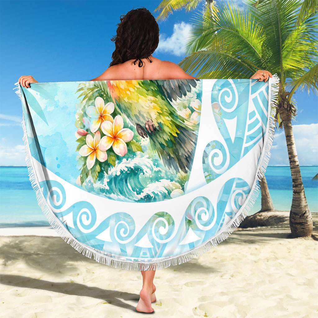 Saipan CMNI Beach Blanket Polynesian Northern Mariana Islands Fruit Dove Watercolor TS04 - Polynesian Pride