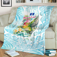 Saipan CMNI Blanket Polynesian Northern Mariana Islands Fruit Dove Watercolor TS04 - Polynesian Pride