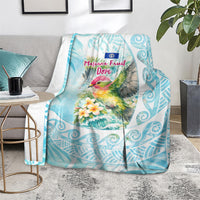 Saipan CMNI Blanket Polynesian Northern Mariana Islands Fruit Dove Watercolor TS04 - Polynesian Pride