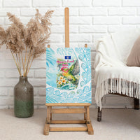 Saipan CMNI Canvas Wall Art Polynesian Northern Mariana Islands Fruit Dove Watercolor TS04 - Polynesian Pride