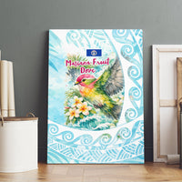 Saipan CMNI Canvas Wall Art Polynesian Northern Mariana Islands Fruit Dove Watercolor TS04 - Polynesian Pride