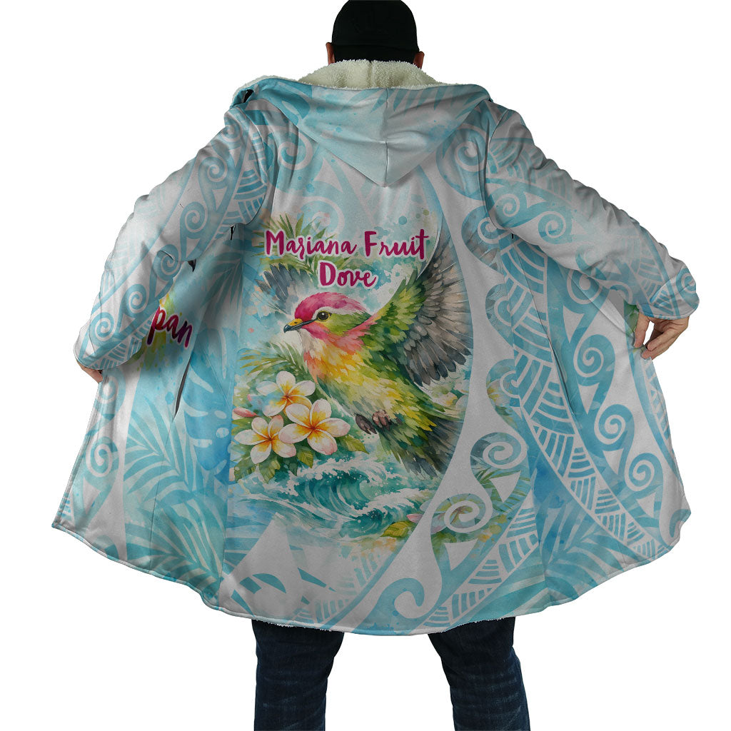Saipan CMNI Cloak Polynesian Northern Mariana Islands Fruit Dove Watercolor TS04 - Polynesian Pride