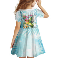 Saipan CMNI Family Matching Mermaid Dress and Hawaiian Shirt Polynesian Northern Mariana Islands Fruit Dove Watercolor