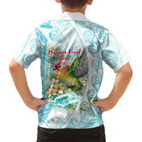 Saipan CMNI Hawaiian Shirt Polynesian Northern Mariana Islands Fruit Dove Watercolor TS04 - Polynesian Pride