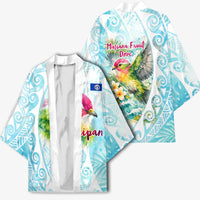 Saipan CMNI Kimono Polynesian Northern Mariana Islands Fruit Dove Watercolor TS04 - Polynesian Pride