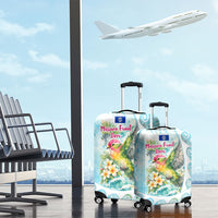 Saipan CMNI Luggage Cover Polynesian Northern Mariana Islands Fruit Dove Watercolor TS04 - Polynesian Pride