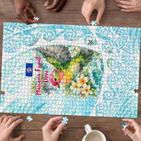 Saipan CMNI Puzzle Polynesian Northern Mariana Islands Fruit Dove Watercolor