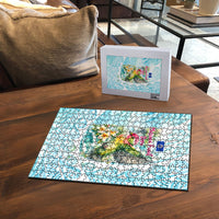 Saipan CMNI Puzzle Polynesian Northern Mariana Islands Fruit Dove Watercolor