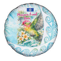 Saipan CMNI Spare Tire Cover Polynesian Northern Mariana Islands Fruit Dove Watercolor TS04 - Polynesian Pride