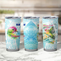 Saipan CMNI Tumbler Cup Polynesian Northern Mariana Islands Fruit Dove Watercolor TS04 - Polynesian Pride