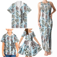 Personalized Masefau American Samoa Family Matching Tank Maxi Dress and Hawaiian Shirt Vintage Whale Hibiscus Ocean Waves TS04 - Polynesian Pride