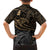 Polynesian Family Matching Puletasi Dress and Hawaiian Shirt Hammerhead Shark Tribal Pattern TS04 - Polynesian Pride