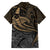 Polynesian Family Matching Puletasi Dress and Hawaiian Shirt Hammerhead Shark Tribal Pattern TS04 - Polynesian Pride