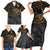 Polynesian Family Matching Short Sleeve Bodycon Dress and Hawaiian Shirt Hammerhead Shark Tribal Pattern TS04 - Polynesian Pride