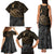 Polynesian Family Matching Tank Maxi Dress and Hawaiian Shirt Hammerhead Shark Tribal Pattern TS04 - Polynesian Pride