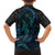 Polynesian Whale Family Matching Long Sleeve Bodycon Dress and Hawaiian Shirt TS04 - Polynesian Pride