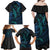 Polynesian Whale Family Matching Off Shoulder Maxi Dress and Hawaiian Shirt TS04 - Polynesian Pride