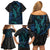 Polynesian Whale Family Matching Off Shoulder Short Dress and Hawaiian Shirt TS04 - Polynesian Pride