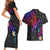 Turtle and Plumeria - Polynesian Couples Matching Short Sleeve Bodycon Dress and Hawaiian Shirt TS04 - Polynesian Pride