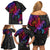 Turtle and Plumeria - Polynesian Family Matching Off Shoulder Short Dress and Hawaiian Shirt TS04 - Polynesian Pride