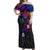 Turtle and Plumeria - Polynesian Off Shoulder Maxi Dress TS04 Women Gradient - Polynesian Pride