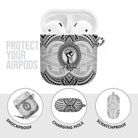 Aiga Samoa Raised Fist AirPods Case Polynesian Tribal Tattoo Art Family Pride TS04 - Polynesian Pride