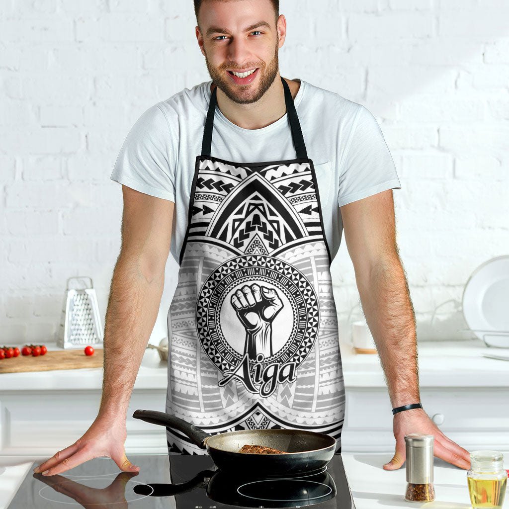 Aiga Samoa Raised Fist Apron Polynesian Tribal Tattoo Art Family Pride TS04 - Polynesian Pride