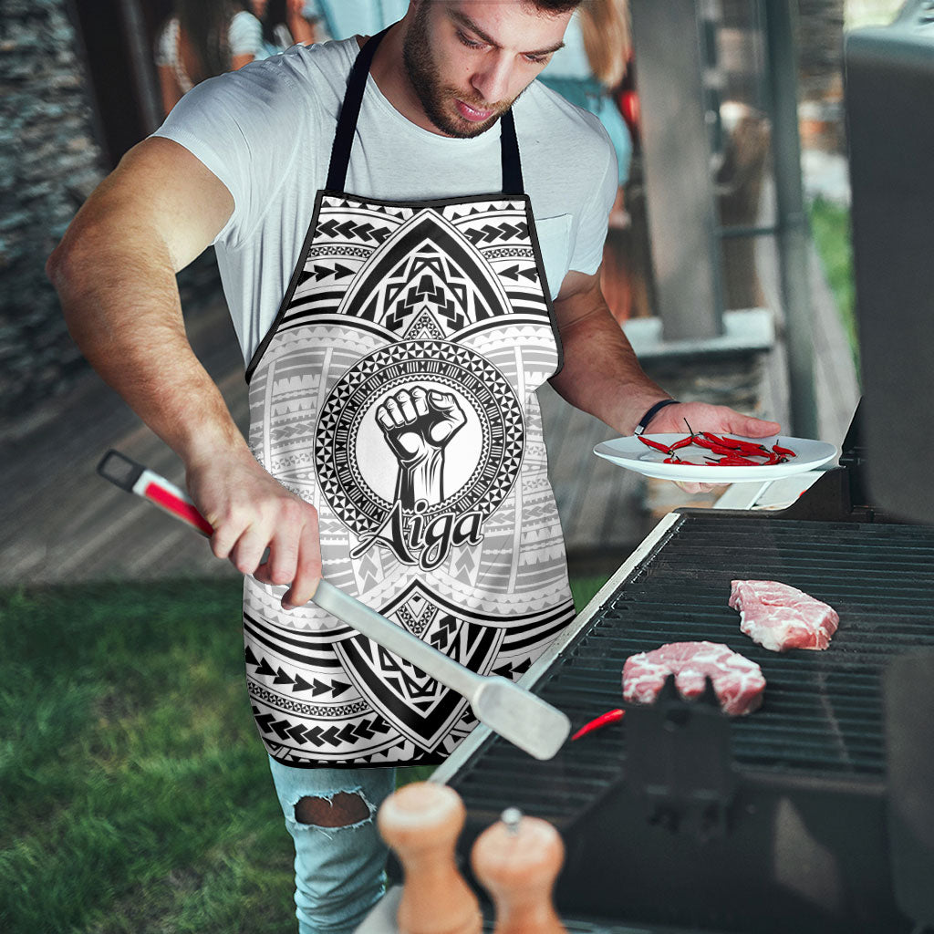 Aiga Samoa Raised Fist Apron Polynesian Tribal Tattoo Art Family Pride TS04 - Polynesian Pride