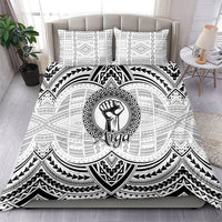Aiga Samoa Raised Fist Bedding Set Polynesian Tribal Tattoo Art Family Pride TS04 - Polynesian Pride