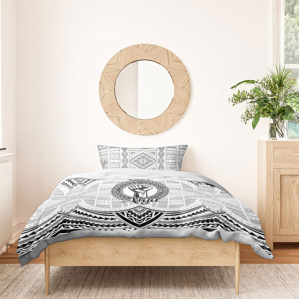 Aiga Samoa Raised Fist Bedding Set Polynesian Tribal Tattoo Art Family Pride TS04 - Polynesian Pride