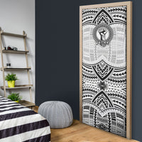 Aiga Samoa Raised Fist Door Cover Polynesian Tribal Tattoo Art Family Pride TS04 - Polynesian Pride