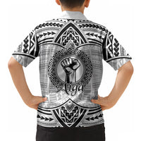 Aiga Samoa Raised Fist Hawaiian Shirt Polynesian Tribal Tattoo Art Family Pride TS04 - Polynesian Pride