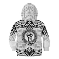 Aiga Samoa Raised Fist Kid Hoodie Polynesian Tribal Tattoo Art Family Pride TS04 - Polynesian Pride