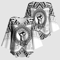Aiga Samoa Raised Fist Kimono Sleeve Blouse Polynesian Tribal Tattoo Art Family Pride TS04 - Polynesian Pride
