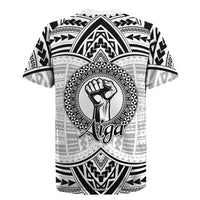 Aiga Samoa Raised Fist Rugby Jersey Polynesian Tribal Tattoo Art Family Pride TS04 - Polynesian Pride