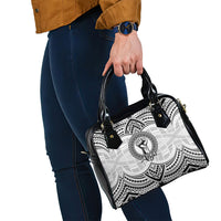 Aiga Samoa Raised Fist Shoulder Handbag Polynesian Tribal Tattoo Art Family Pride TS04 - Polynesian Pride