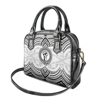 Aiga Samoa Raised Fist Shoulder Handbag Polynesian Tribal Tattoo Art Family Pride TS04 - Polynesian Pride