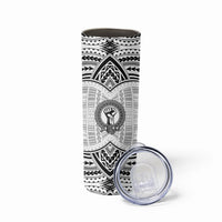 Aiga Samoa Raised Fist Skinny Tumbler Polynesian Tribal Tattoo Art Family Pride TS04 - Polynesian Pride