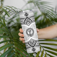 Aiga Samoa Raised Fist Skinny Tumbler Polynesian Tribal Tattoo Art Family Pride TS04 - Polynesian Pride