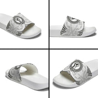 Aiga Samoa Raised Fist Slide Sandals Polynesian Tribal Tattoo Art Family Pride TS04 - Polynesian Pride