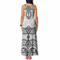 Aiga Samoa Raised Fist Tank Maxi Dress Polynesian Tribal Tattoo Art Family Pride TS04 - Polynesian Pride