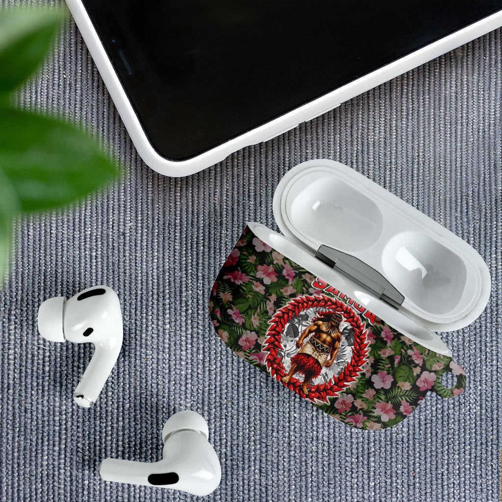 Samoa Aiga Polynesian AirPods Case Tropical Floral Hibiscus Pattern Island Heritage TS04 - Polynesian Pride