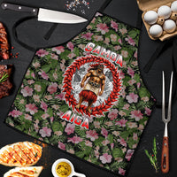 Samoa Aiga Polynesian Apron Tropical Floral Hibiscus Pattern Island Heritage TS04 Green Red - Polynesian Pride