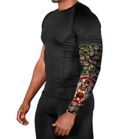 Samoa Aiga Polynesian Arm Sleeves Tropical Floral Hibiscus Pattern Island Heritage TS04 - Polynesian Pride